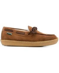 Sebago - Suede Bow-Detail Loafers - Lyst