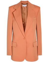 Stella McCartney - Notched-Lapel Single-Breasted Blazer - Lyst