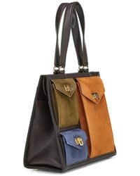 Ferragamo - Top Handle Pocket-Detail Tote Bag - Lyst