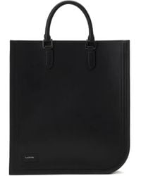 Lanvin - Top Handle Shoulder Tote Bag - Lyst