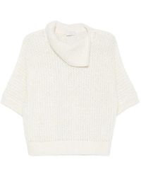 Peserico - Pull En Maille Ajourée - Lyst