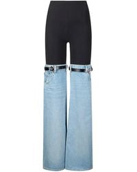 Coperni - Paneled Belted Trousers - Lyst