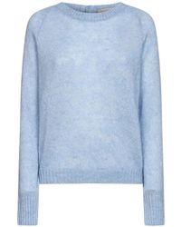 Blanca Vita - Raglan-Sleeve Button-Back Sweater - Lyst