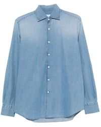 Alessandro Gherardi - Buttoned Denim Shirt - Lyst