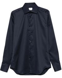 Xacus - Long-Sleeve Cotton Shirt - Lyst