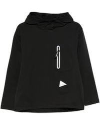 and wander - Hoodie Met Ritszak - Lyst