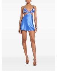 retroféte - Taliera Sequin-Embellished Cut-Out Mini Dress - Lyst
