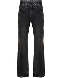 Guess USA - High-rise Straight-leg Jeans - Lyst