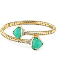 Marina B - Trisolina Chrysoprase And Diamond Bracelet - Lyst