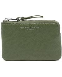 Gianni Chiarini - Grained-Leather Zip Wallet - Lyst