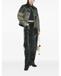 Eytys Ssense Exclusive Flux Leather Jacket in Black | Lyst
