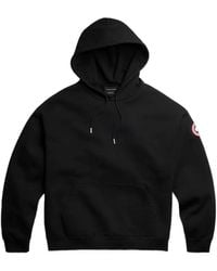 Canada Goose - Logo-Patch Drawstring Hoodie - Lyst