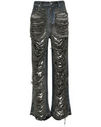 Rick Owens - Gerade Jeans im Distressed-Look - Lyst