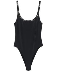 Versace - Embellished Swimsuit - Lyst