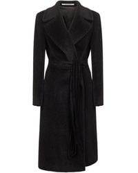 Tagliatore - ワイドラペル ベルテッド コート - Lyst