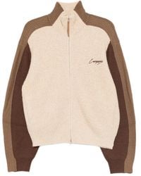 CROQUIS - Wool Spliced Cardigan - Lyst