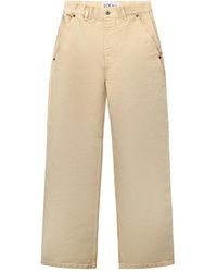 Loewe - Cotton Trousers - Lyst