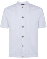 Barba Napoli - Gebreid Overhemd - Lyst