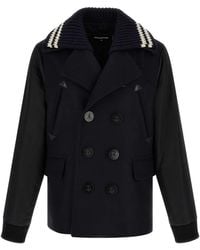DSquared² - Hybrid Double-Breasted Coat - Lyst