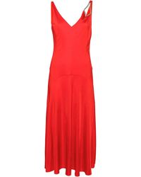 Lanvin - Sleeveless A-Line Midi Dress - Lyst