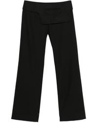 St. Agni - Pantalon Droit À Détails De Sangles - Lyst
