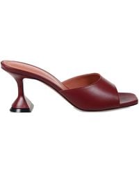 AMINA MUADDI - 70Mm Lupita Square-Toe Sandals - Lyst