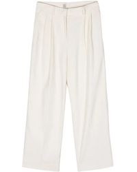 TOTEME - High-Waist Palazzo Corduroy Trousers - Lyst