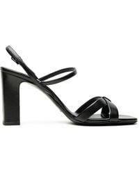 Jimmy Choo - Elsy Block Heel 85 Nappa Leather Sandals - Lyst
