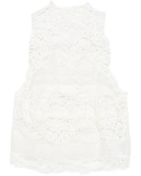 Ermanno Scervino - Lace Sleeveless Top - Lyst