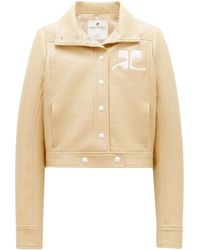 Courreges - Zip-Up Vinyl Jacket - Lyst