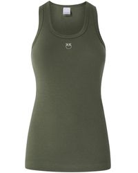 Pinko - Tanktop Met Geborduurd Logo - Lyst