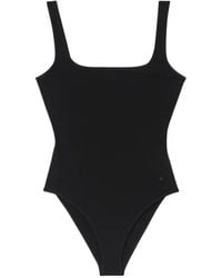 Burberry - Badpak Met Geruite Afwerking - Lyst