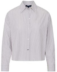 Patrick Assaraf - Striped Cotton Shirt - Lyst
