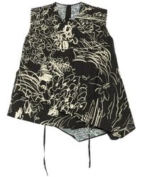 JNBY - Waist-Defining Floral Top - Lyst