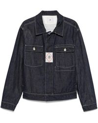 C.P. Company - Logo Patch Denim Jacket - Lyst