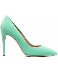 Ferragamo - Suede 115mm Pointed Toe Pumps - Lyst