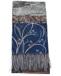 Pierre Louis Mascia - Sciarpa Con Stampa E Frange - Lyst