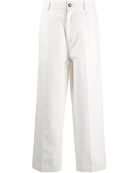 Marni Jeans a gamba ampia - Bianco