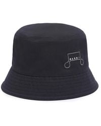 Marni - Gabardine Bucket Hat With Trunkaroo Patch - Lyst