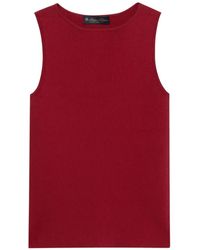 Brooks Brothers - Ribbed Knit Tank Top - Lyst