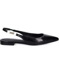 BOSS - Slingback Pointed-Toe Flats - Lyst