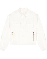 PLACE OF ELMS - Long-Sleeve Denim Jacket - Lyst