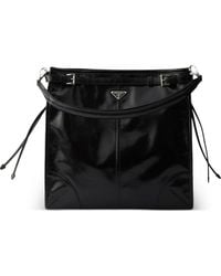Prada - Bonnie Leather Shoulder Bag - Lyst
