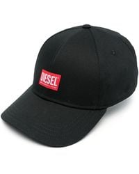 DIESEL - Cappello da baseball con patch logo - Lyst