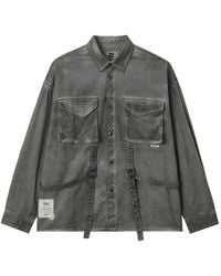 Izzue - Buckle-Strap Flap-Pocket Shirt - Lyst