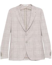 Tagliatore - Checked Blazer - Lyst