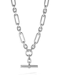 David Yurman - Sterling Lexington Diamond Chain Necklace (9.8Mm) - Lyst