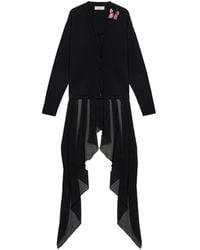 Blumarine - Butterfly-Appliqué Cardigan - Lyst