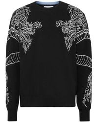 Philipp Plein - Maglione Con Ricamo Dragon - Lyst