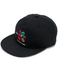 Supreme Baseballkappe mit Stickerei - Schwarz